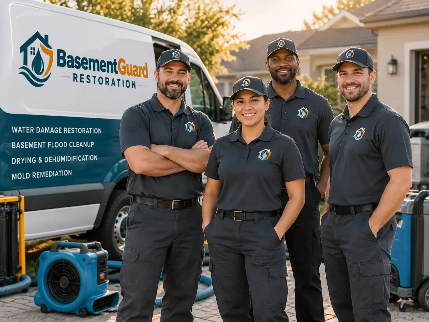 Basement Water Damage Restoration company in Moffit, ND